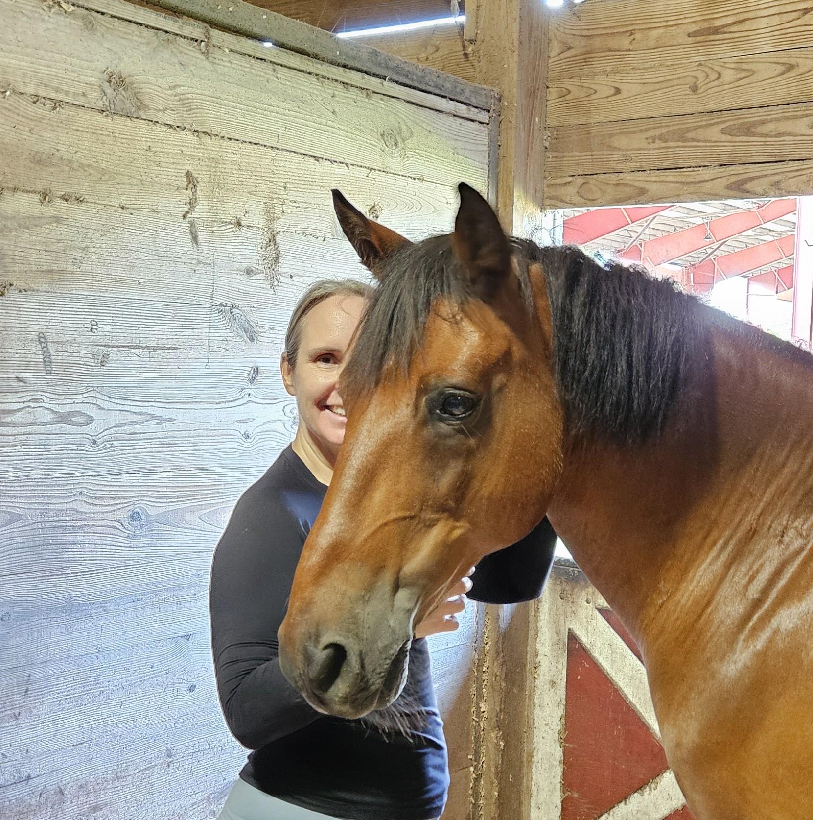 Horse participating in Cedar Oaks Recreation Therapy services